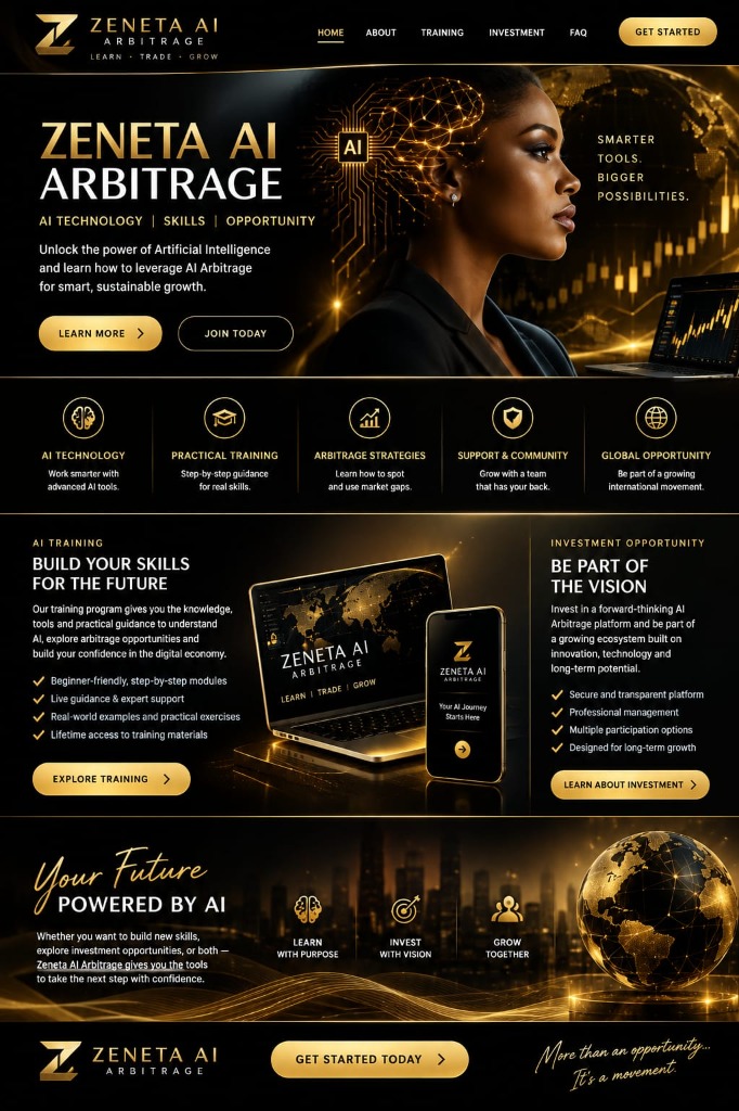 ZENETA AI Arbitrage Official Poster